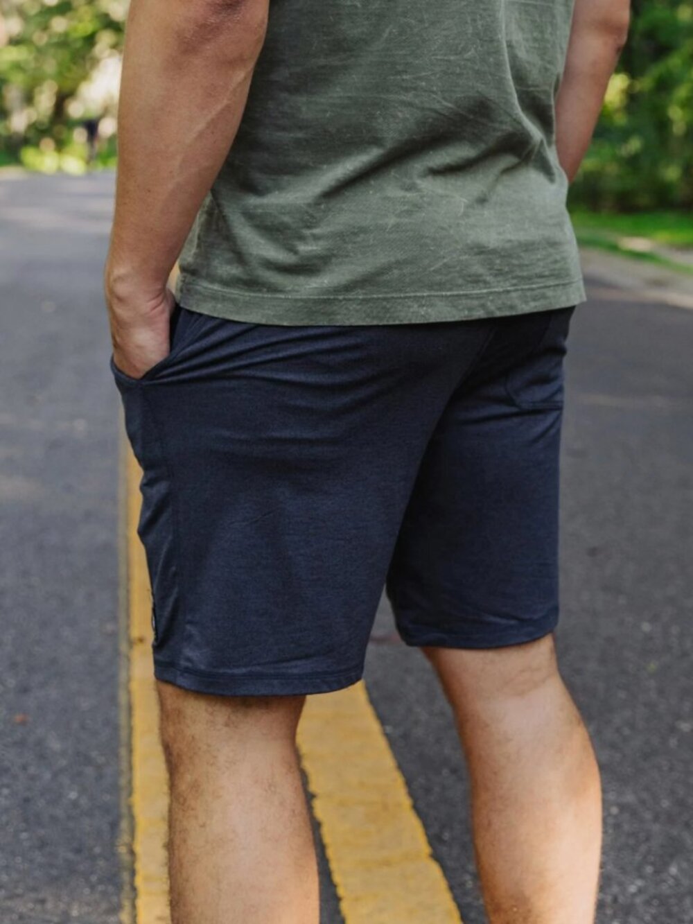 NWT Baja Llama MACH ZERO LOUNGE SHORTS - NAVY - Picture 6 of 6